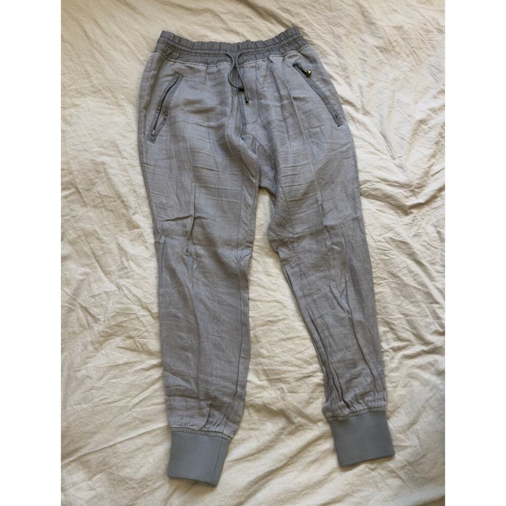 Zara Man Black Tag Lightweight Parachute Nylon Cotton Pants